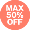 max50%off