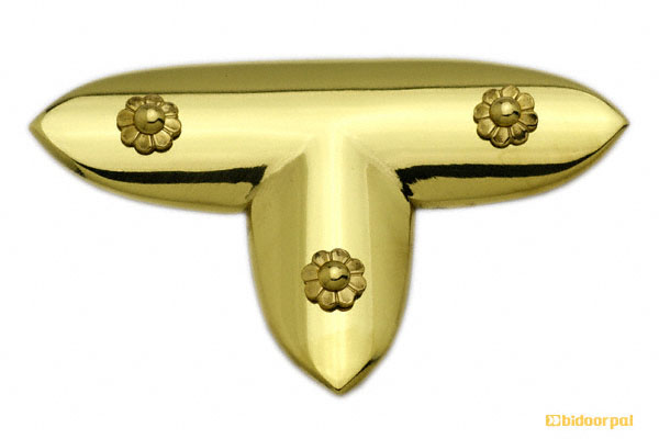 EB-77 笹金物 T字形 真鍮磨上
