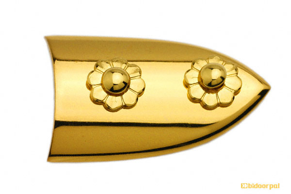 EC-26 笹金物 半笹形 本金メッキ