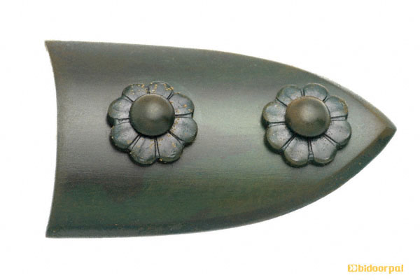 EC-28 笹金物 半笹形 青銅色焼付塗装