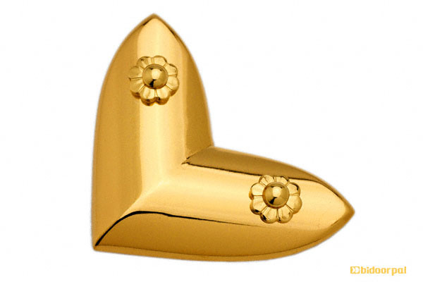 EC-71 笹金物 L字形 本金メッキ