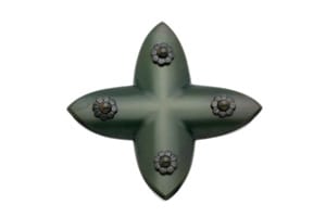 EC-83 笹金物 十字形 青銅色焼付塗装