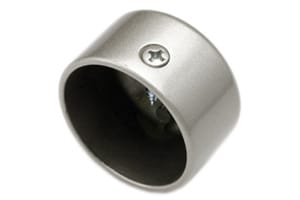 BR-108-シルバー エンドキャップ横穴