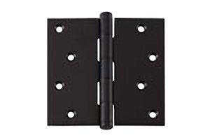 NO.3551DX 角丁番 (義星) 黒艶消し (ビス付)