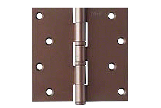 NO.1555 角丁番 (義星) ブラウン (リング入・ビス付)