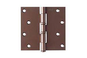 NO.1555 角丁番 (義星) ブラウン (リング入・ビス付)