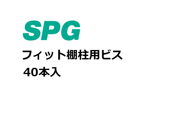 フィット棚柱用ビス SUS 頭部白塗装 皿木3.1x32