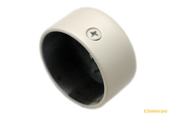 BR-108-アイボリ エンドキャップ横穴