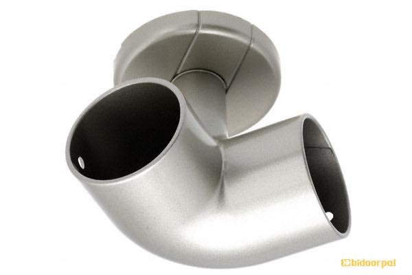 BR-606-シルバー C形ブラケットコーナー