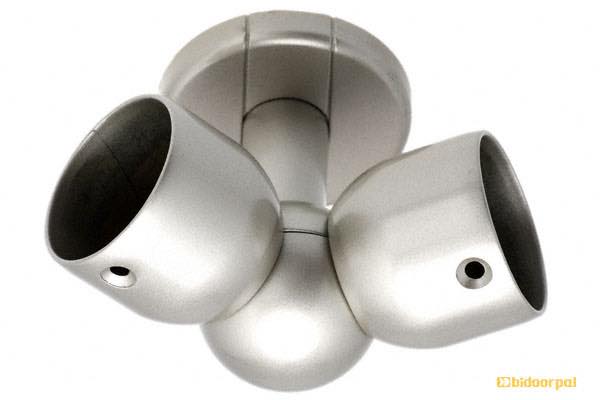 BR-608-シルバー C形ブラケット自在コーナー