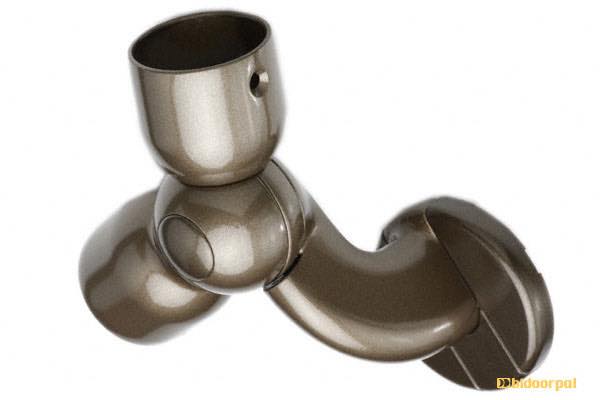 BR-614-アンバー C形ブラケットL自在コーナー