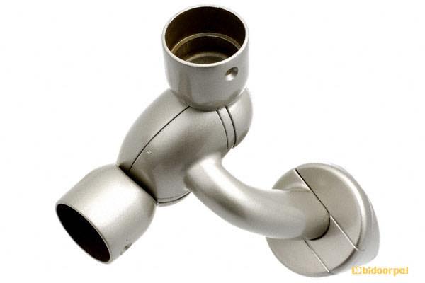 BR-615-シルバー C形ブラケットL入隅フレキシブル