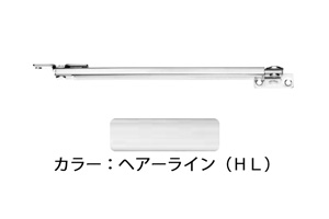 ドアストッパー(SUS製) U3022-2HL(ヘアライン) 面付型