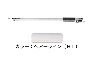 ドアストッパー(SUS製) U3012HL(ヘアライン) 面付型