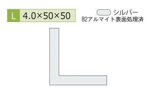 4.0×50×50mm (長さ1.6m×2本)