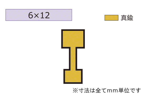 真鍮製目地棒 真鍮生地