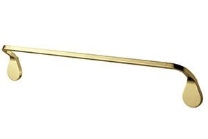Agaho brass 31M タオルバー 鏡面ゴールド